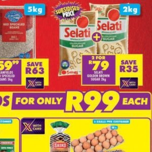Sugar at Shoprite
