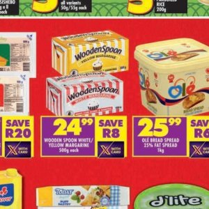 Margarine at Shoprite