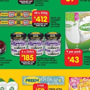 Sunflower oil at Shoprite