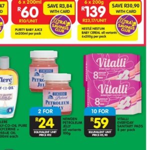 Pad at Shoprite