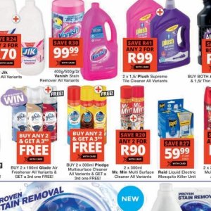 Stain remover at Checkers