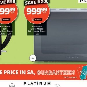 Microwave oven at Checkers