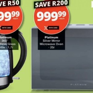 Microwave oven at Checkers