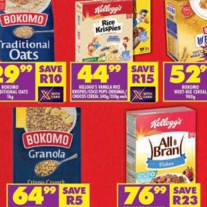 Cereal at Shoprite