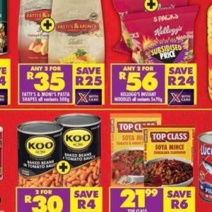 Noodles at Shoprite