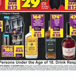 Gin at Shoprite