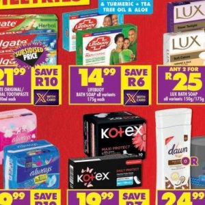 Soap at Shoprite