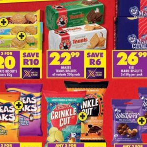 Biscuits at Shoprite