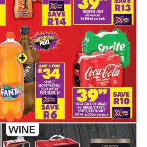 Cola at Shoprite