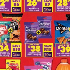 Chocolate at Shoprite