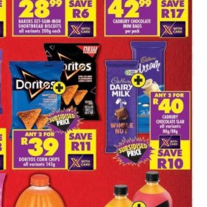 Chocolate at Shoprite