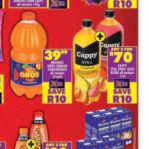 Juice cappy  at Shoprite