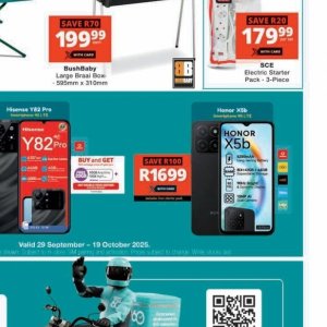 Smartphone at Checkers