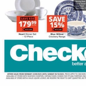 Seafood at Checkers