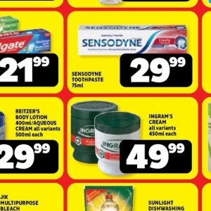 Toothpaste at Usave