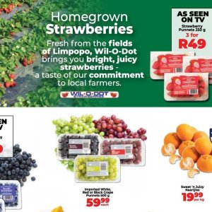 Strawberries at Fruit & Veg City
