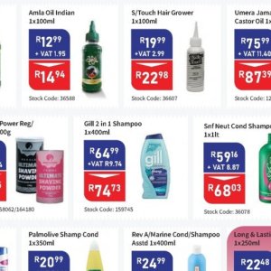 Shampoo at Africa Cash and Carry