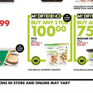 Feta at Woolworths