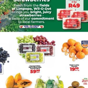 Strawberries at Fruit & Veg City