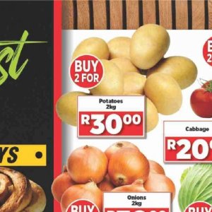 Potatoes at Big save