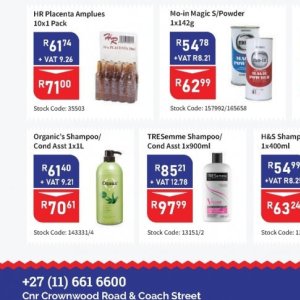 Shampoo at Africa Cash and Carry