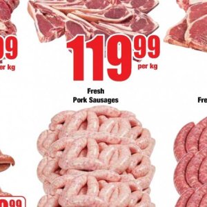 Sausages at Boxer Superstores