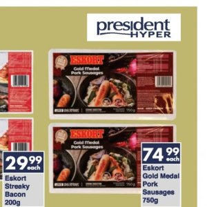 Sausages at President Hyper