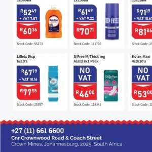   at Africa Cash and Carry