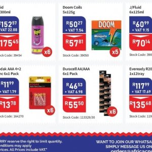   at Africa Cash and Carry