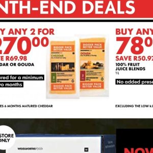 Cheddar at Woolworths