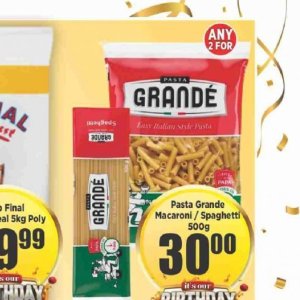 Pasta at Big save