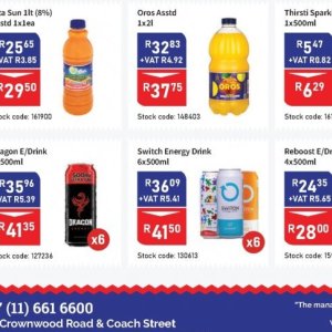 Switch at Africa Cash and Carry