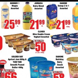 Yoghurt danone  at Boxer Superstores