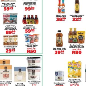 Sauces at Fruit & Veg City
