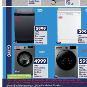 Washing machine at President Hyper