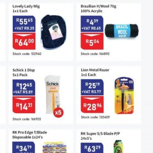 Razor at Africa Cash and Carry