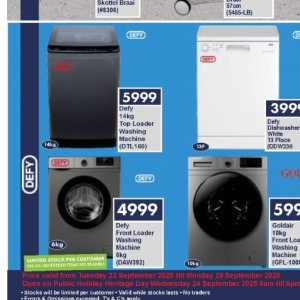 Washing machine at President Hyper