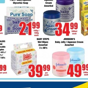 Wet wipes at Boxer Superstores