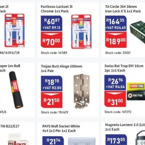  hinge at Africa Cash and Carry