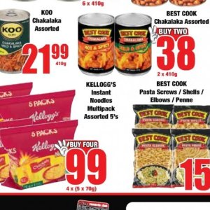 Noodles at Boxer Superstores
