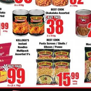 Pasta at Boxer Superstores