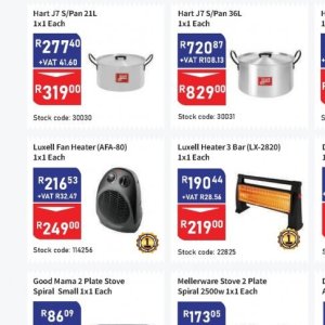 Heater at Africa Cash and Carry