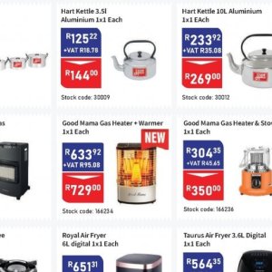 Heater at Africa Cash and Carry