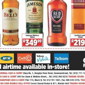 Whiskey at Big save