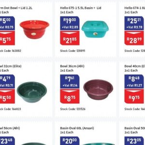 Bowl at Africa Cash and Carry