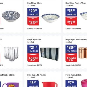 Glass at Africa Cash and Carry