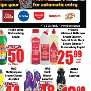 Bleach at Boxer Superstores