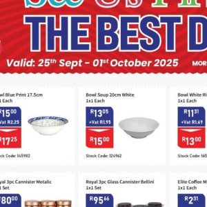 Bowl at Africa Cash and Carry