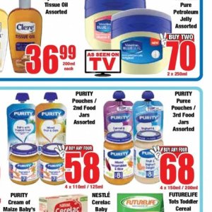 Purees at Boxer Superstores