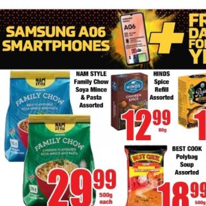 Pasta at Boxer Superstores